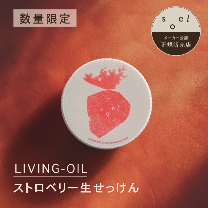 数量限定 洗顔 洗顔石鹸 生せっけん せっけん soel LIVING-OIL SOAP 100ml ストロベリー ストロベリーオイル 苺 ソエル  ライム セサミオイル 限定 保湿 毛穴ケア : anpl-soel-2020-sto : beautycrea ビューティークレア - 通販 -  Yahoo!ショッピング