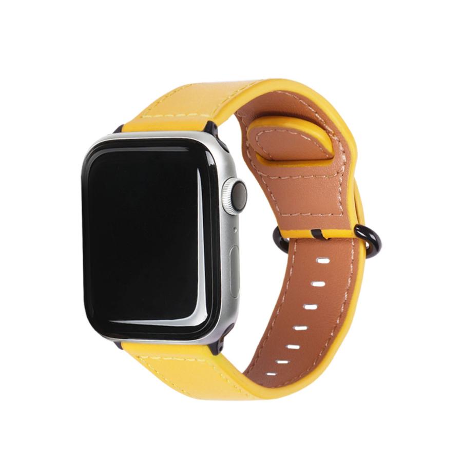送料無料 アップルウォッチ バンド 革 レザー 本革 Apple Watch 7 6 5