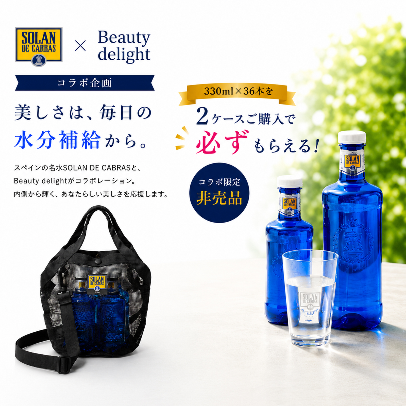 ソラン・デ・カブラス 【限定コラボ企画】メッシュトートが貰える