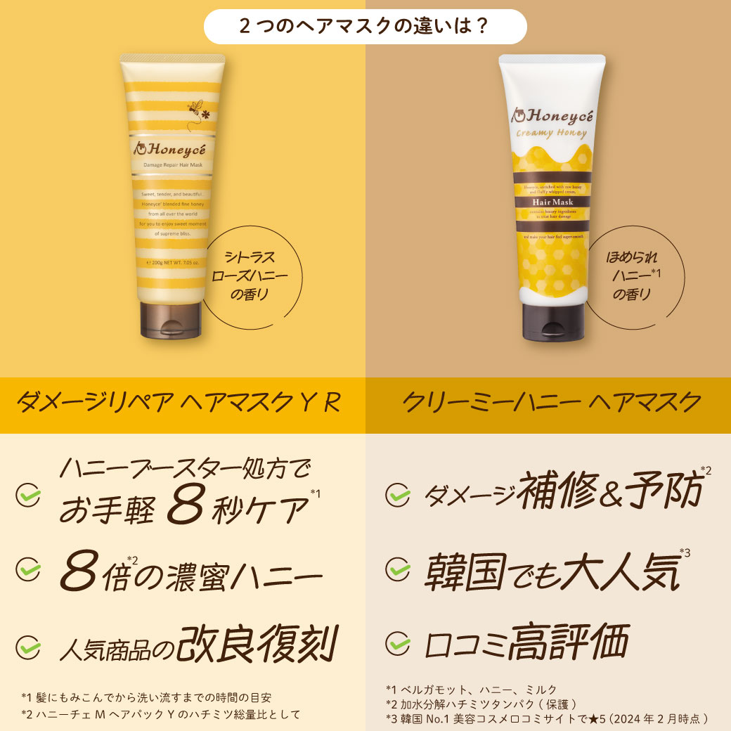 2種類のヘアマスクの違いとは