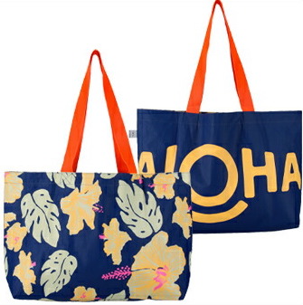 アロハコレクション HOLO HOLO Tote Bag トートバッグ 旅行 ビーチ プール コンパ...