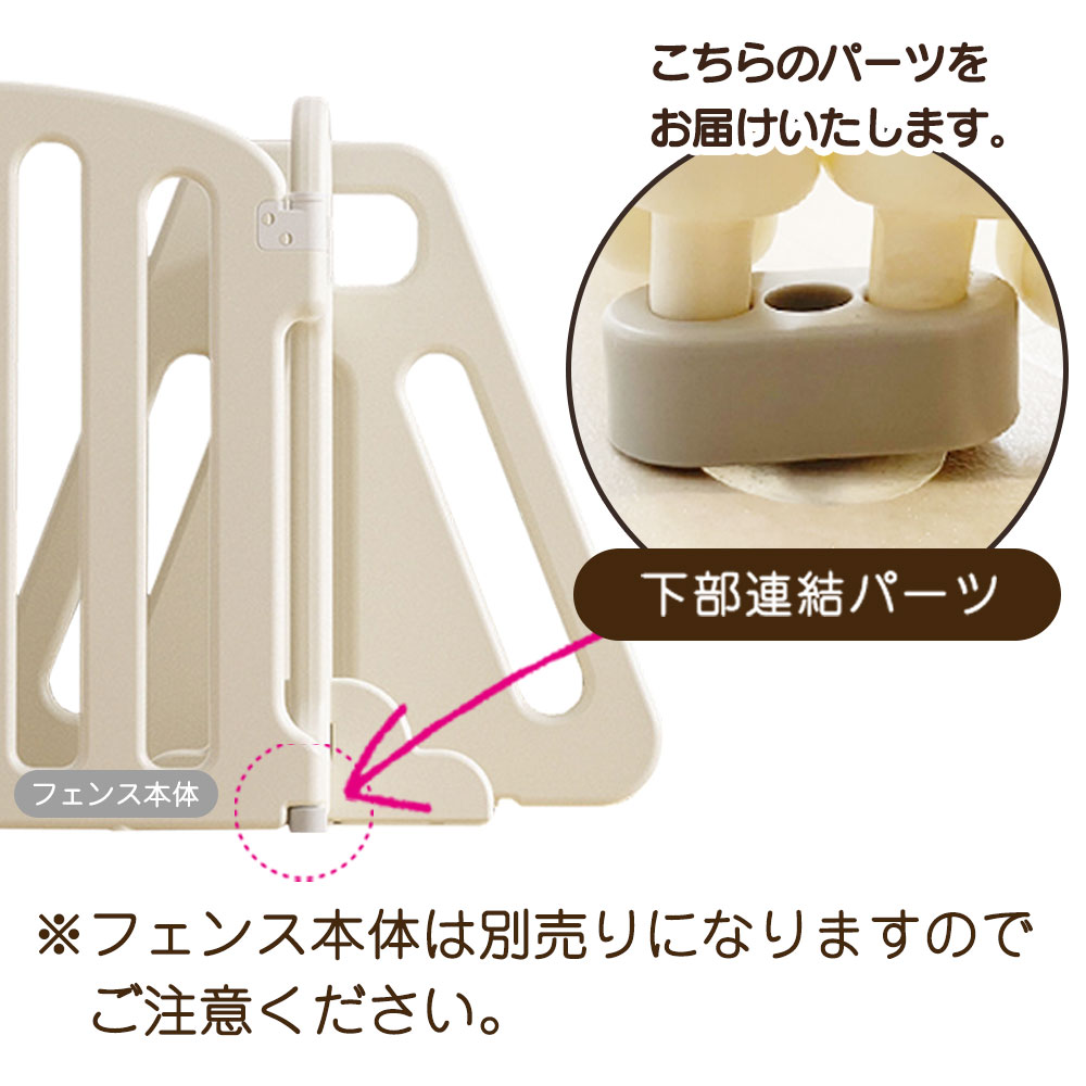 enne. ベビーフェンス enne セーフティー 拡張追加用下部連結
