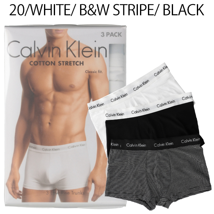 カルバンクライン ボクサーパンツ 3枚 Calvin Klein ブラック グレー ショートレッグボクサーブリーフ｜beautyholic｜07