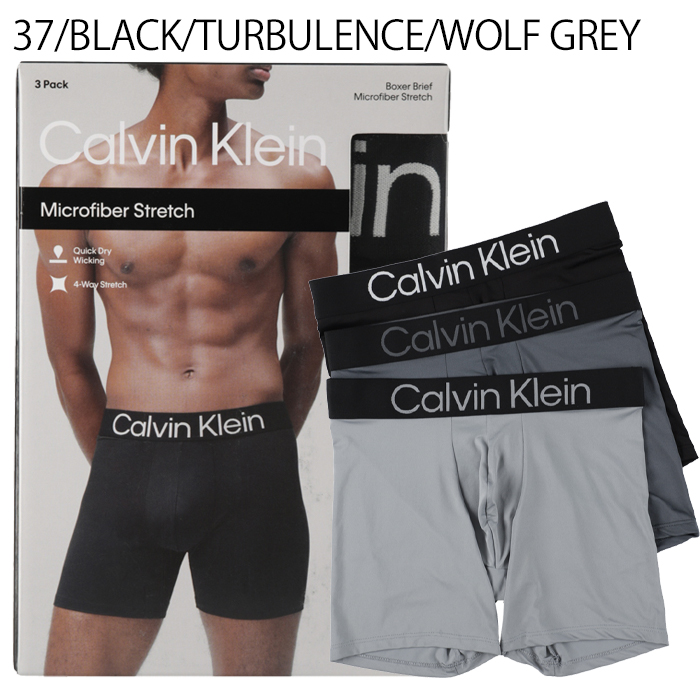 ☆新品☆カルバンクライン ボクサーパンツ ☆Lサイズ☆マイクロファイバー☆3枚 Calvin Klein（カルバン・クライン） 【並行輸入品】カルバンクライン