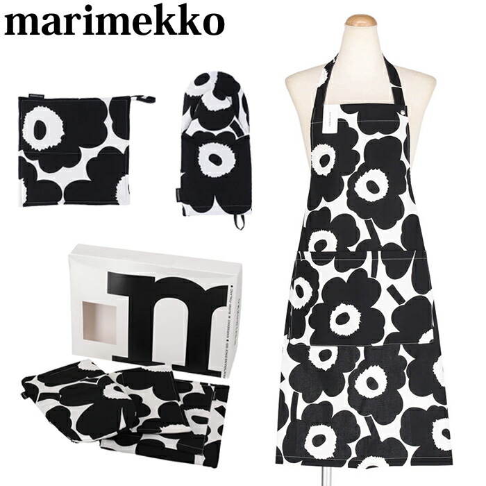 マリメッコ ウニッコ キッチン テキスタイルセット Marimekko