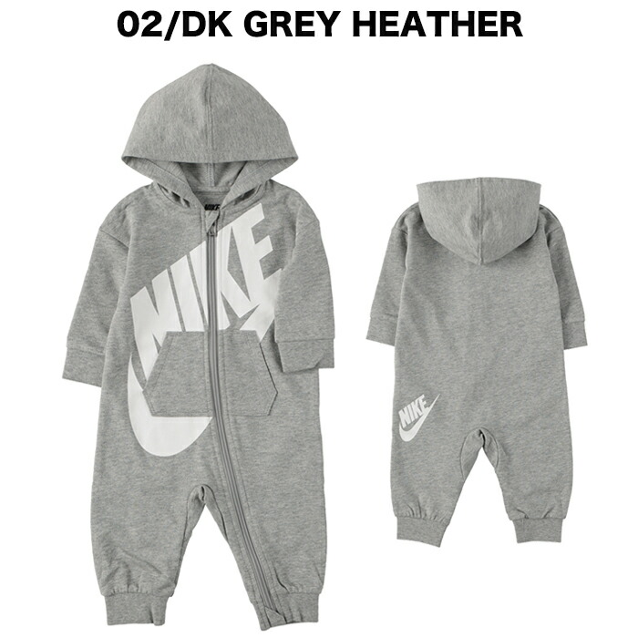 ナイキ ベビー服 カバーオール ベビー ロンパース フード付き ジャンプスーツ NIKE INFANT BODYSUIT Hoodie オールインワン  つなぎ ボディスーツ 新生児 男の子