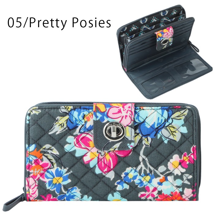ヴェラブラッドリー/Vera Bradley ウォレット ターンロック 長財布 VERA BRADLEY Iconic RFID