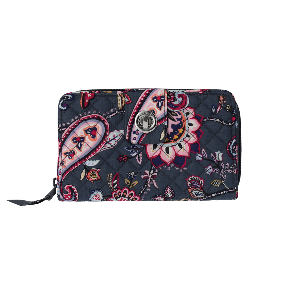 ヴェラブラッドリー/Vera Bradley ウォレット ターンロック 長財布　VERA BRADLEY Iconic RFID Turnlock  Wallet