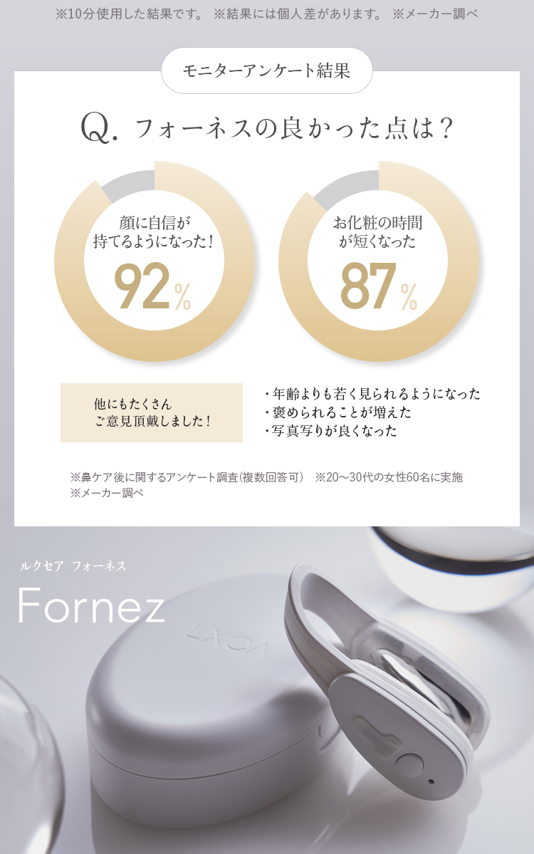 12/23-25 500円OFFクーポン】ノーズクリップ 鼻を高く LUXCEAR Fornez