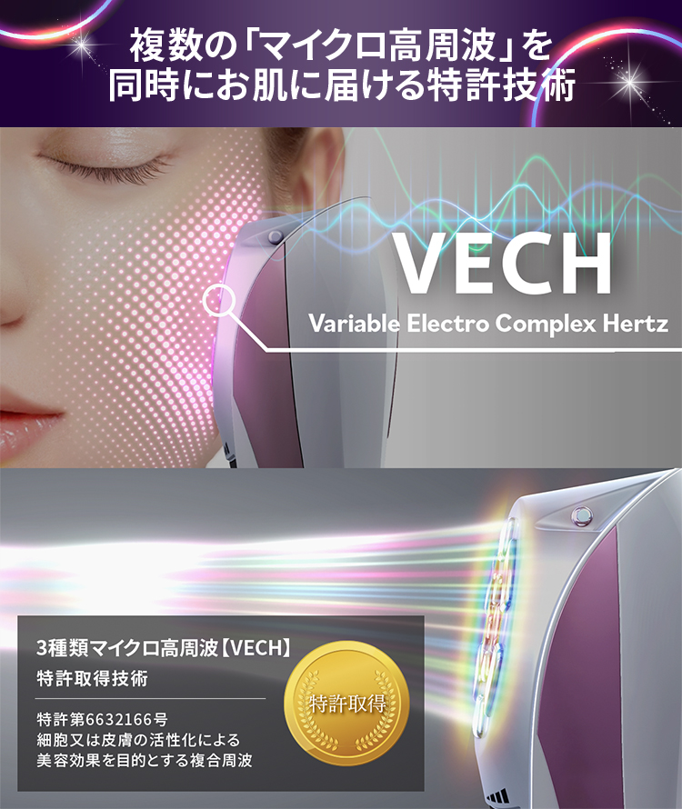 美顔器 LUXCEAR Visage S ほうれい線 小顔 シワ改善 鼻まわり 目元 