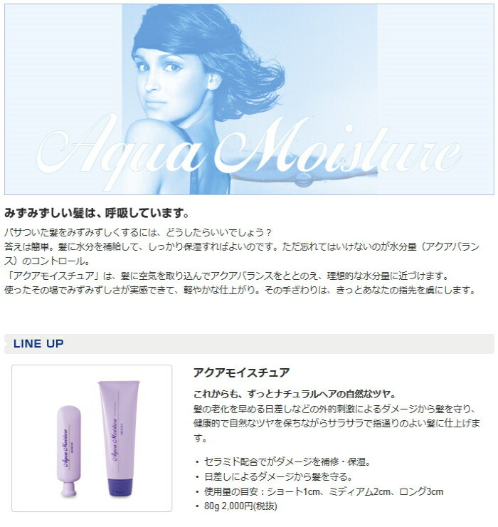 アリミノ（ARIMINO） アクアモイスチュア ハイタル 80g 洗い流さない