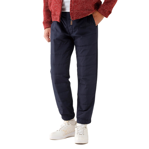 冬に重宝裏フリースパンツ 2色組 選べる股下丈 ストレッチパンツ