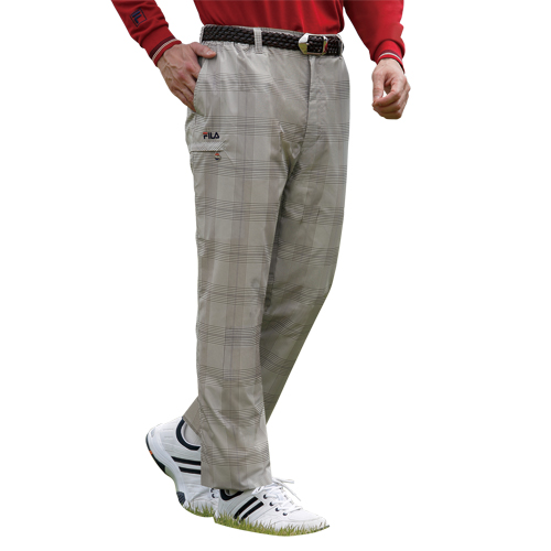 カーゴパンツ メンズ 秋冬 裏起毛チドリ柄ストレッチカーゴパンツ 2色