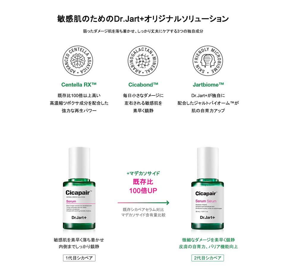 ドクタージャルト シカ ペア セラム Dr.Jart+ Cicapair Serum 30ml シカ セラム 美容液 エッセンス スキンケア たるみ ハリ うるおい ツヤ :jar005:beauty studio - 通販 - Yahoo!ショッピング ドクタージャルト シカ ペア セラム Dr.Jart+ Cicapair Serum 30ml シカ セラム 美容液 エッセンス スキンケア たるみ ハリ うるおい ツヤ :jar005:beauty studio - 通販 - Yahoo!ショッピング