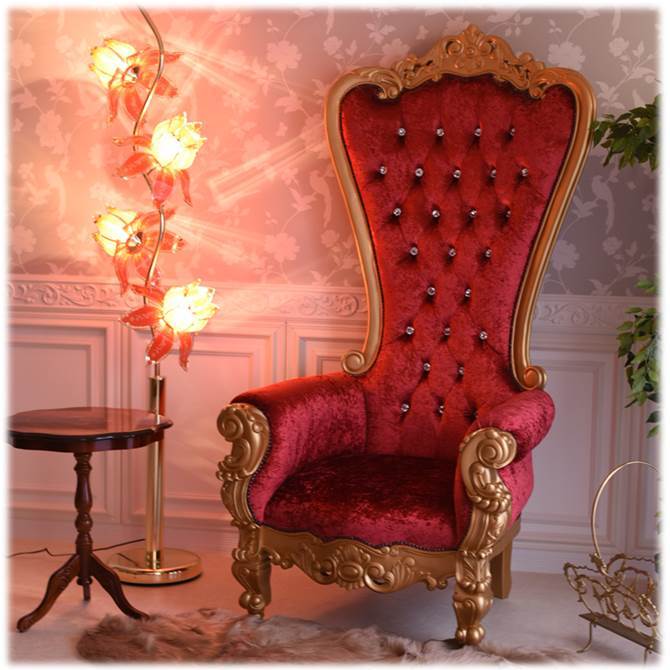 NEW格安338,000円 女王様の椅子 ロココ ゴールド ブラック 輸入家具 椅子 チェア アンティーク調 クラシック ゴージャス 木製フレーム