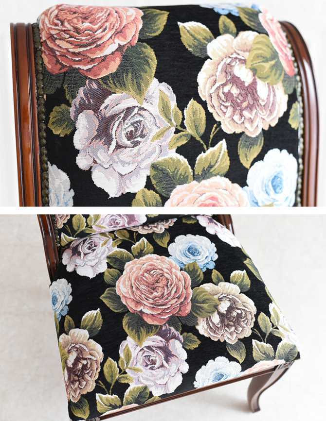 アンティークROSEゴブランチェアーDC チェア 椅子 イス ダイニング