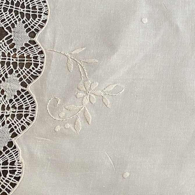 テーブルセンター 長方形 テーブルリネン 敷物 レース 画像2