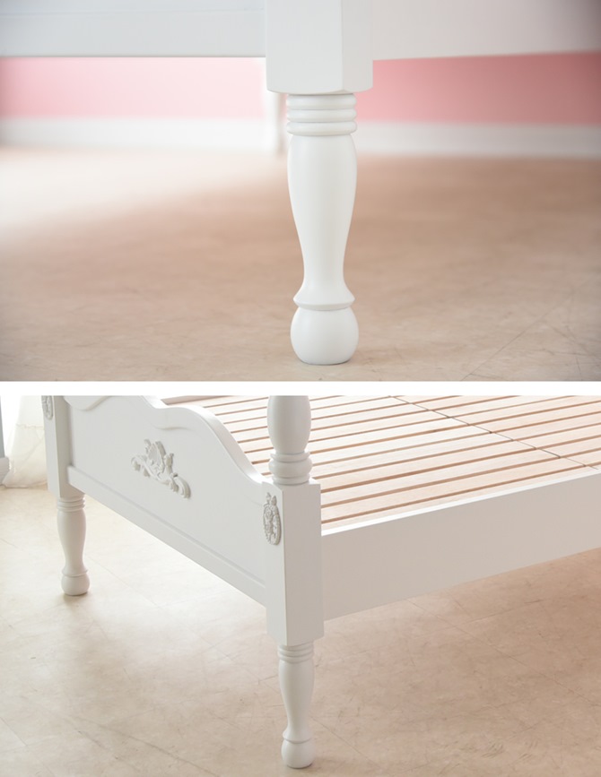 △予約△アンティーク・プリンセス クリームホワイトDELTA シングル