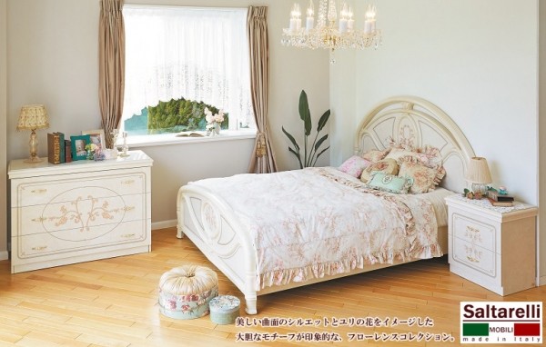 THE FLORENCE プラズマTVラック モダン・パールホワイト イタリア製