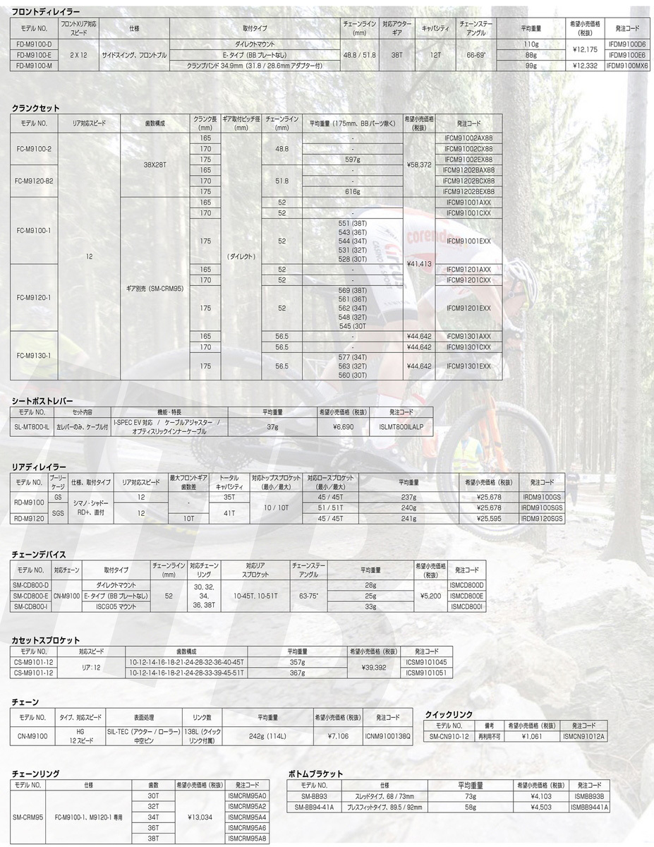 シマノ CS-M9101-12 12S 10-51T MTB カセットスプロケット ICSM9101051