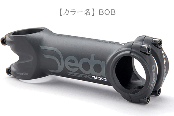 自転車 ステム デダ Zero 100 ブラック BOB DEDA ELEMENTI アルミ 31.7mm 82° 80-130mm ロードバイク