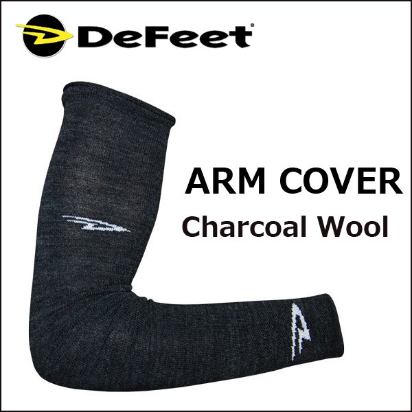 DeFeet Armcover D-Logo Charcoal Wool 自転車 アームカバー : defeet