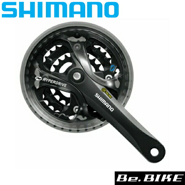 シマノ shimano FC-M361 ブラック チェーンガード付 ・対応BB 四角軸