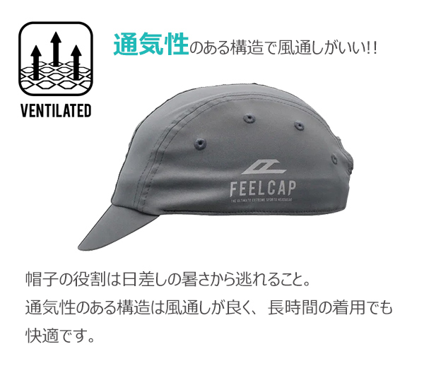 サイクルキャップ FEELCAP NEO CLASSIC CYCLING CAP 自転車 キャップ