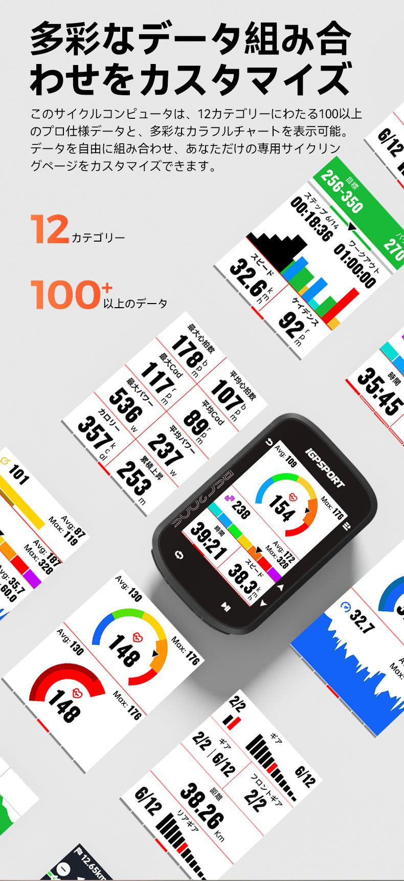 iGPSPORT サイクルコンピュータ BSC200S