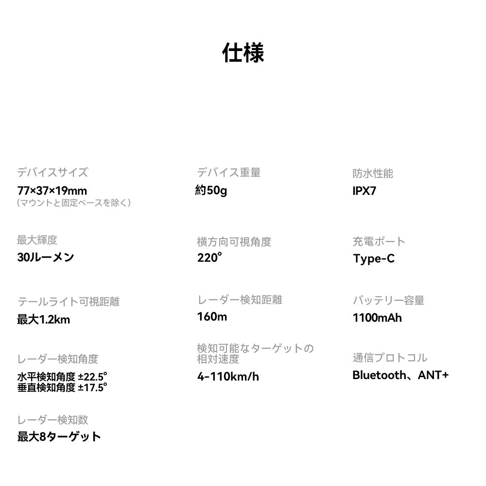 iGPSPORT サイクルコンピュータ srmini