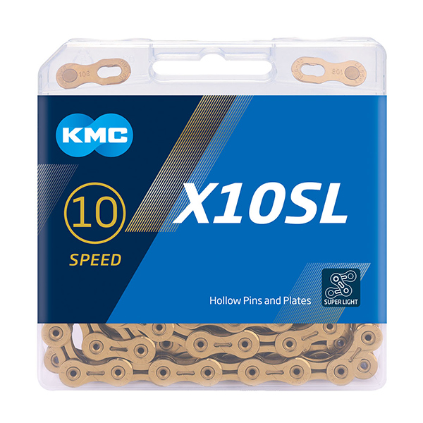 KMC チェーン X10SL ゴールド 自転車 チェーン 10スピード対応 : kmc 