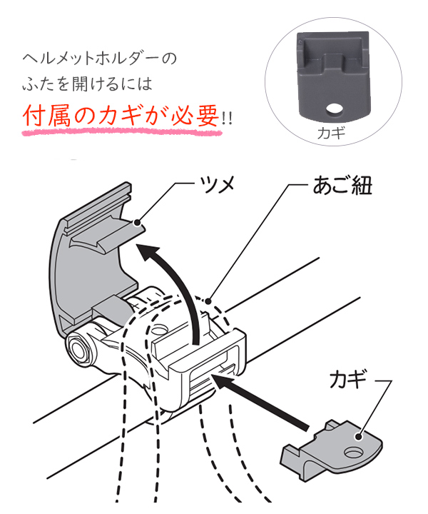 ヘルメットホルダー HH-002 OGK技研