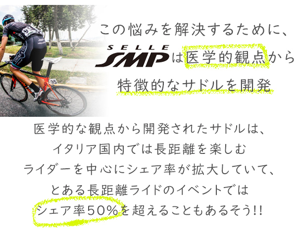 SELLE SMP HYBRID サドル 自転車　穴あきサドル　お尻痛くない　セラSMP　ハイブリッド