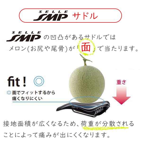 SELLE SMP EXTRA サドル 自転車 穴あきサドル お尻痛くない　セラSMP エクストラ