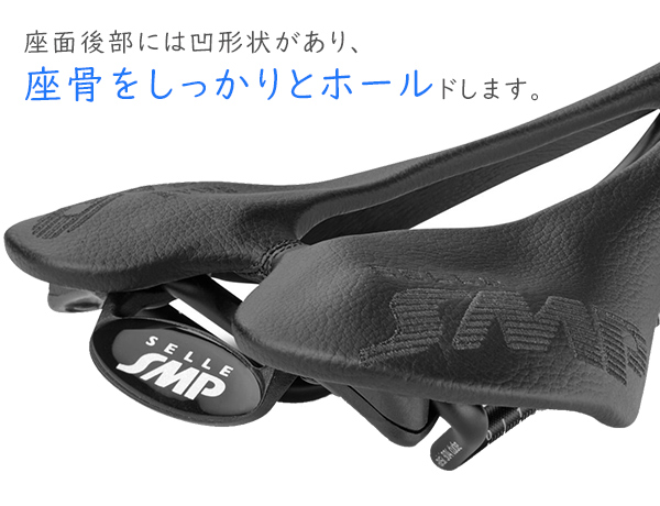 Selle SMP サドル 自転車 SELLE F20Cs.i. ブラック 穴あきサドル