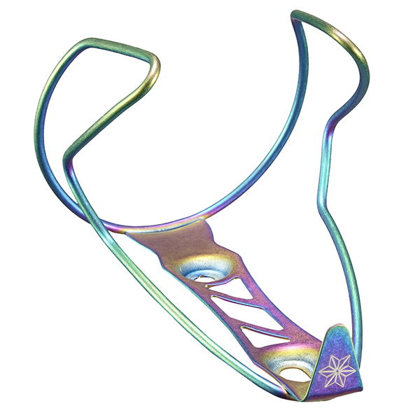 【未使用】スパカズ チタン ボトルケージ SUPACAZ オイルスリック スパカズ ボトルケージ FLY CAGE Ti Oil Slick オイルスリック 自転車