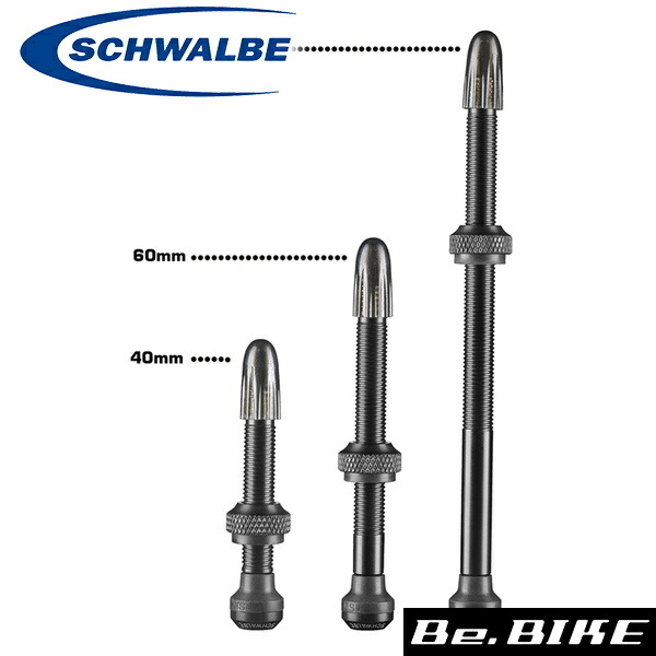 SCHWALBE シュワルベ チューブレスバルブバルブ長60mm 自転車