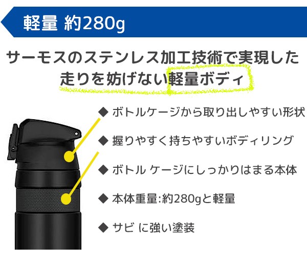 サーモス 真空断熱ケータイマグ FJF-580 保冷 保温 自転車専用 ボトル