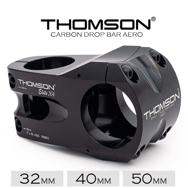 自転車 ステム トムソン THOMSON ELITE 35mm X4 STEM アルミ 35mｍハンドル用オフロードモデル MTB