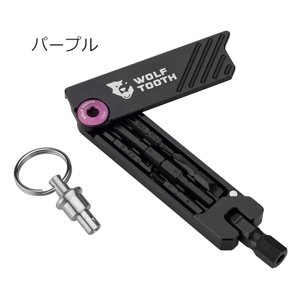 ウルフトゥース 6-Bit Hex Wrench Multi-Tool with Keyring