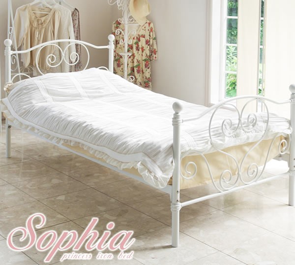 かわいいベッド 姫系ベッド 安い アイアンベッド ハートモチーフ プリンセススタイル Sophia ソフィア Bed 113 ベッド通販ドットコム 通販 Yahoo ショッピング