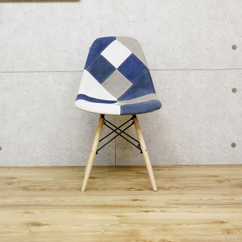 イームズ EAMES シェルチェア イームズチェア パッチワーク カラフル