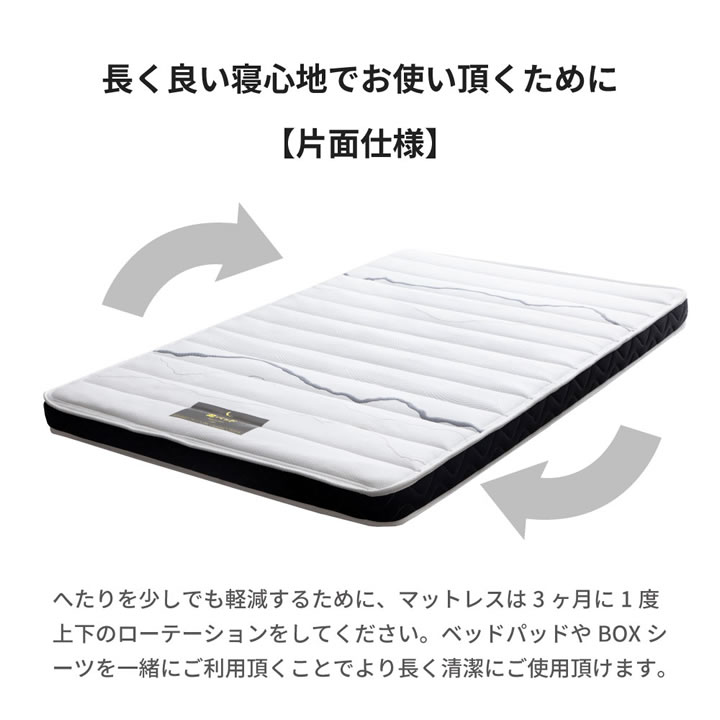 咲夜ハイフィール ウレタンマットレス セミダブル　日本製 薄型 高反発マットレス 咲夜ハイフィール2 日本製 ウレタン 3層構造 体