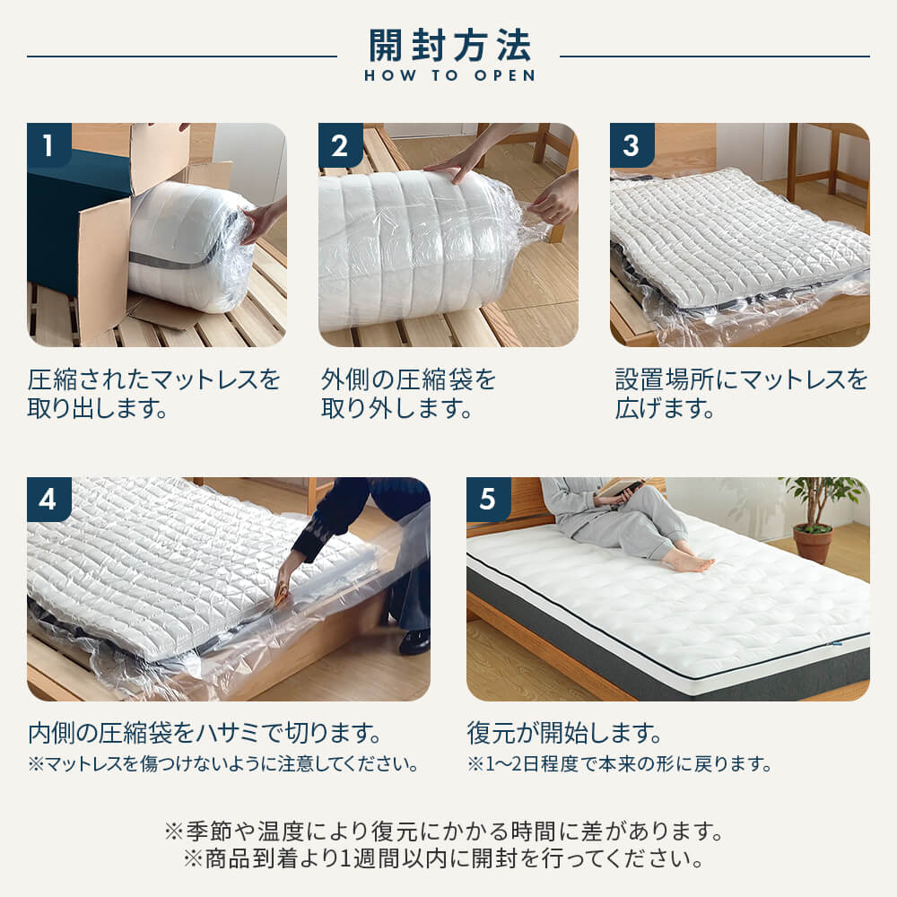 NERUSIA ネルシア 高弾性 ウレタン マットレス ハイグレード シングル 厚み20cm 高反発 寝返り 体圧分散 通気性 防ダニ 抗菌 防臭 | ビーナスベッド | 16