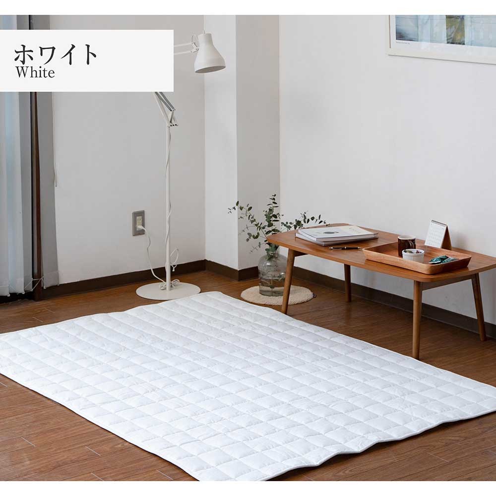 ビーナスベッド ラグ ラグマット 麻 長方形 135×185 約1.5畳 軽量 抗菌