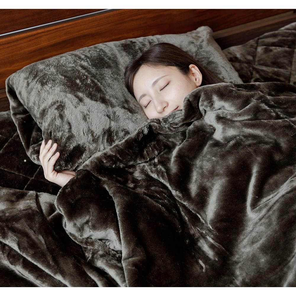 毛布 ブランケット キング あったか マイクロファイバー とろけるタッチの布団を包める毛布 230×210cm 冬用 2枚合わせ 掛布団カバー 布団カバー ひざ掛け | ビーナスベッド | 04