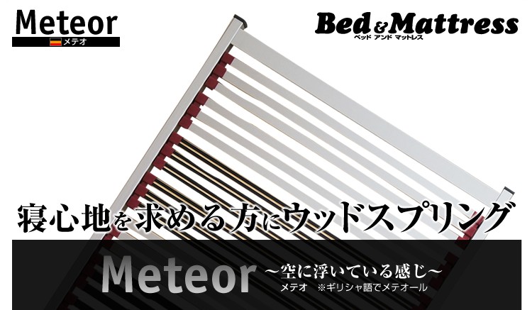 ベッドアンドマットレス ウッドスプリング のみ ダブル ドイツ製 