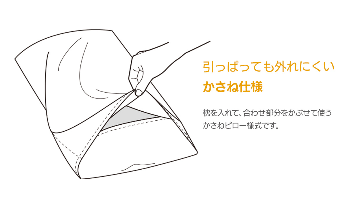 マイクロファイバー ピローケース 43×63cm pc00 キナリ グレー ベージュ ホワイト 枕カバー 4363 ピローケースのみ エッセンシャルコレクション 関連画像3