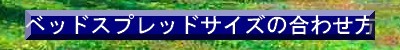 ベッドスプレッド合わせ方