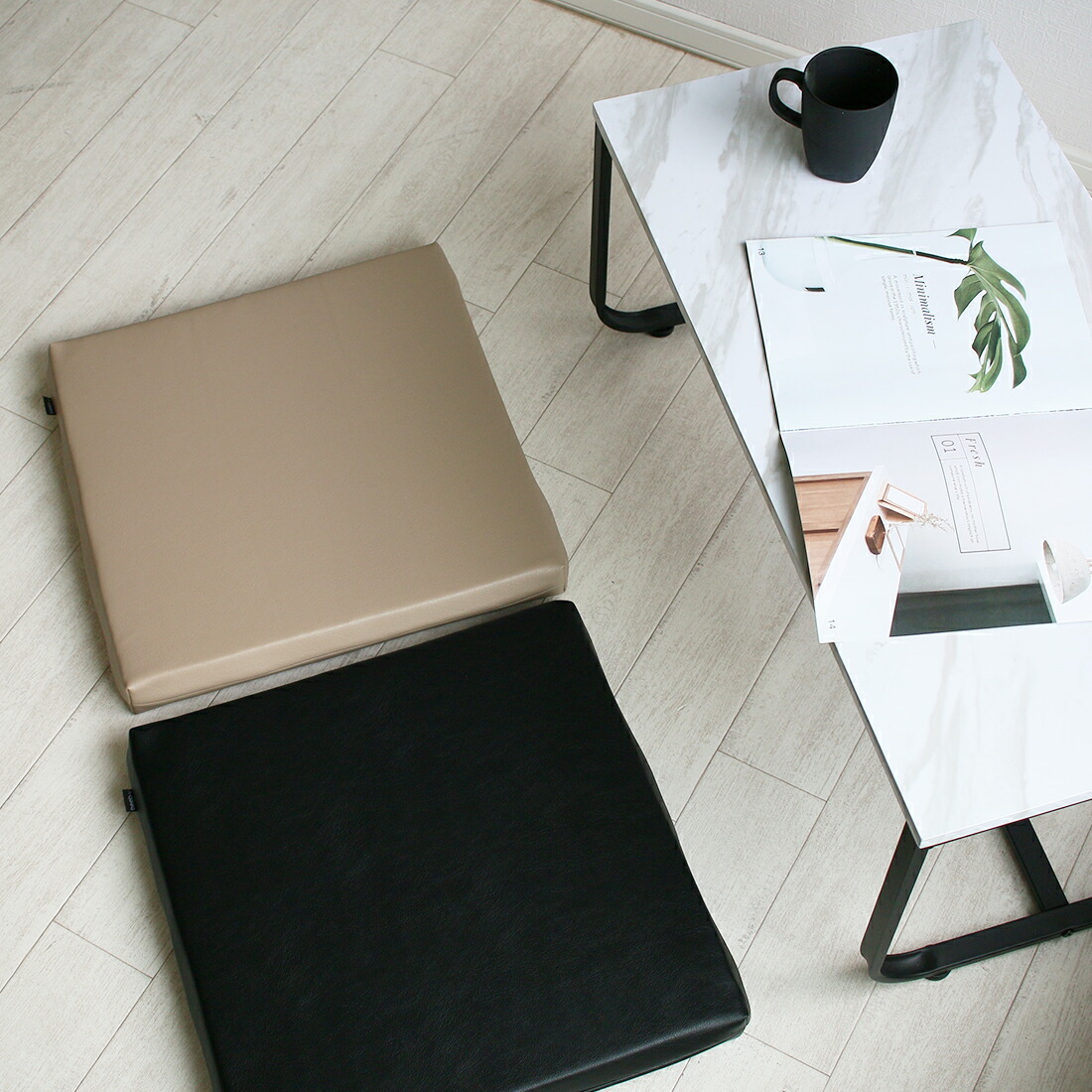 ヴィンテージ！スペシャル！レザー座布団 Amazon.co.jp: 02197 MOMIJIYASEI 革座布団 C/丸座布団 レザー